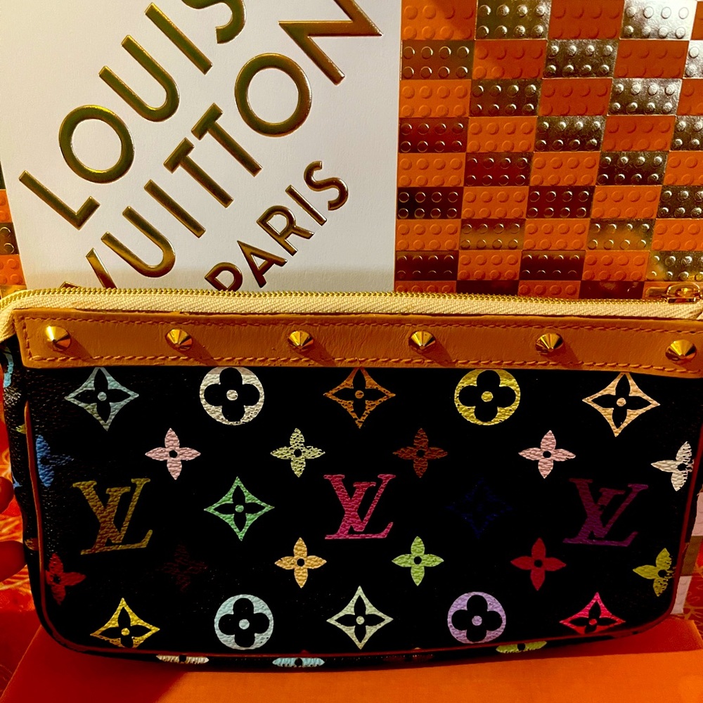 Louis Vuitton multi color pochette
